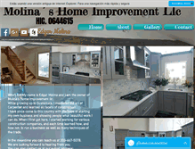 Tablet Screenshot of molinashomeimprovementllc.com